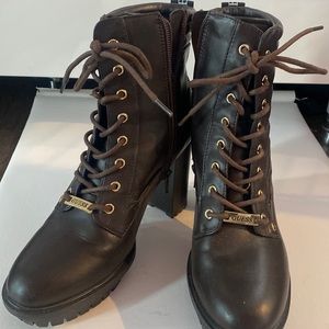 Brown Guess Heeled Boots